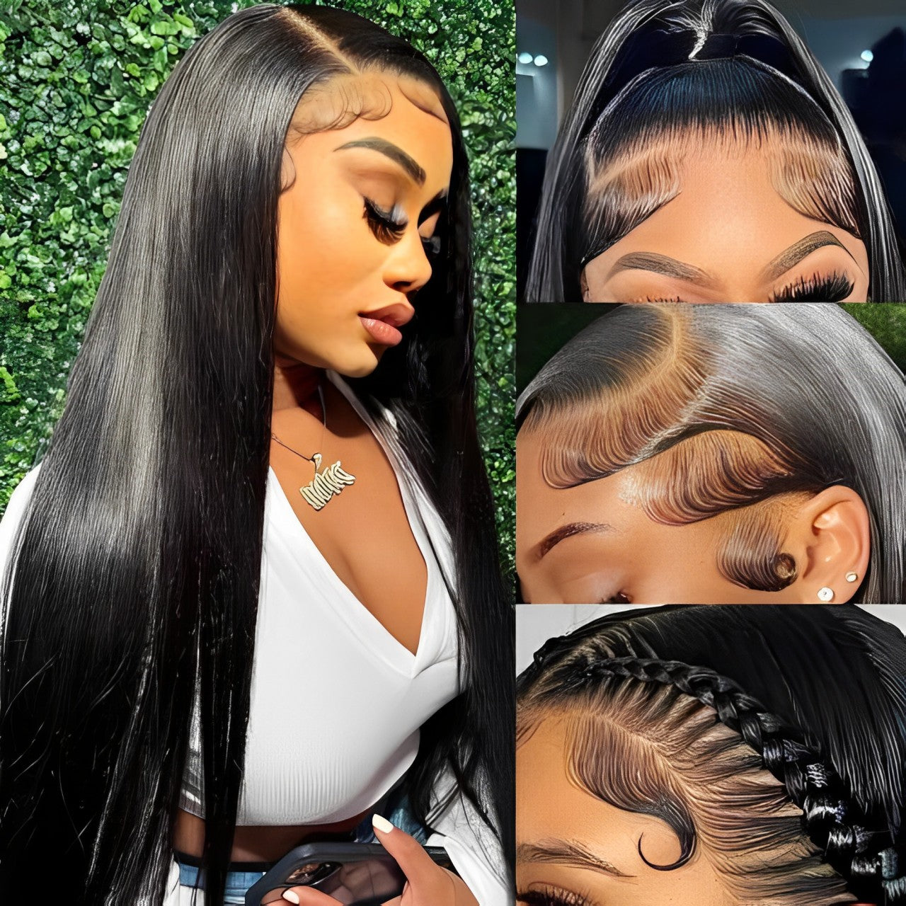 Brazilian Straight HD Lace Wig - Fast Shipping 2 days - 6 days